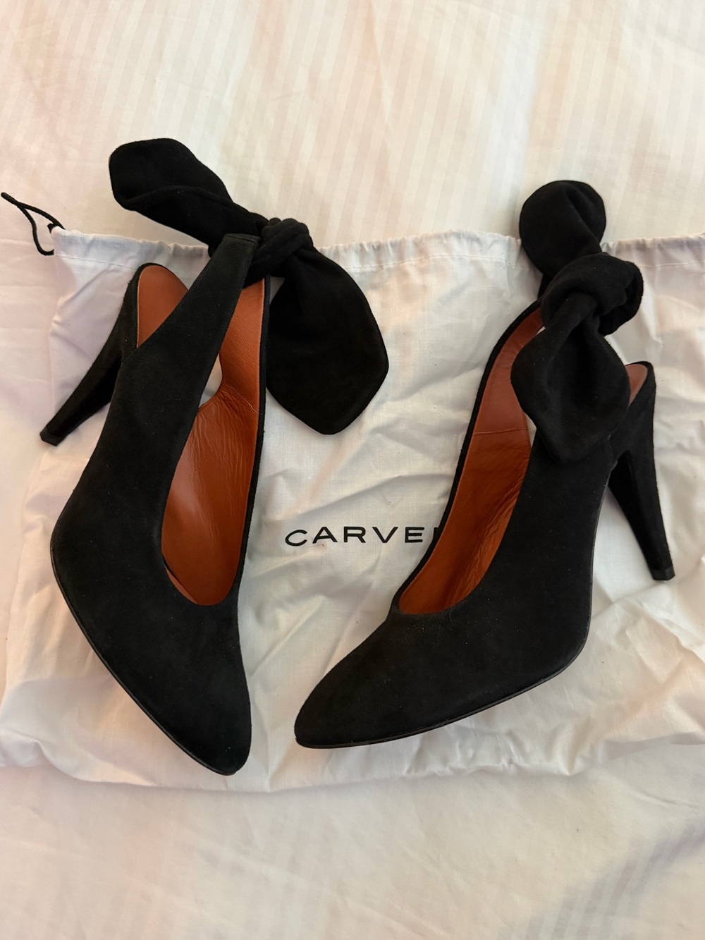 Carven Escarpin Suede Heels